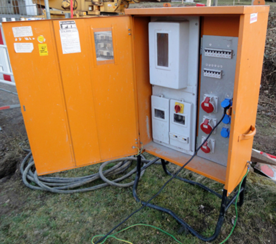 Baustromkasten bei Harald Hausmann Elektroinstallation in Schneeberg